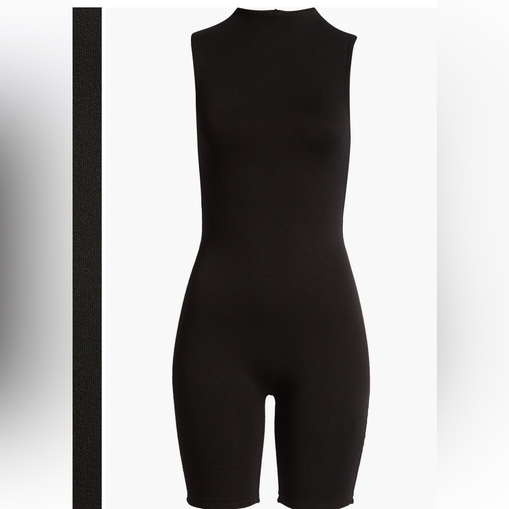 Naked Wardrobe Black Sleeveless Jumpsuit